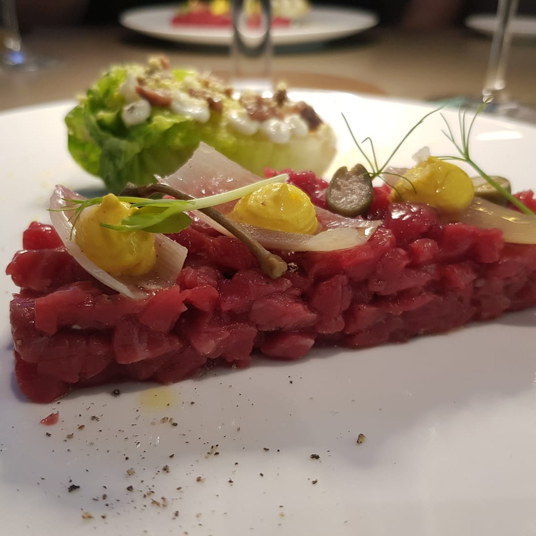 "Tris di Tartare di carne"